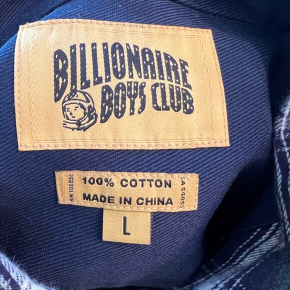 Billionaire Boys Club Flannel Shirt - Size Large - Picture 3 of 12